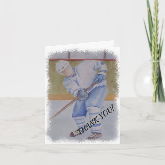TARJETA DE AGRADECIMIENTO HOCKEY GRACIAS (Anverso)
