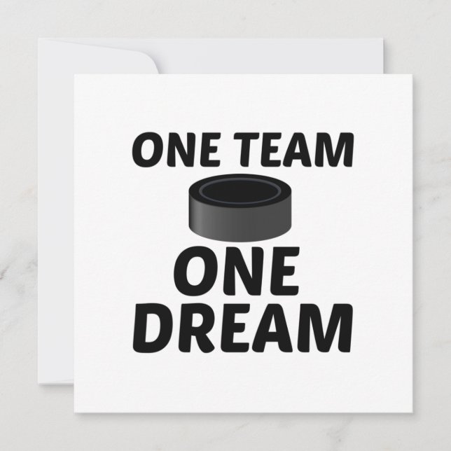 TARJETA DE AGRADECIMIENTO HOCKEY UN EQUIPO UN SUEÑO (Anverso)