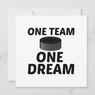 TARJETA DE AGRADECIMIENTO HOCKEY UN EQUIPO UN SUEÑO