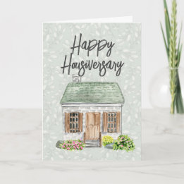 Tarjeta De Agradecimiento Hogar Feliz Aniversario