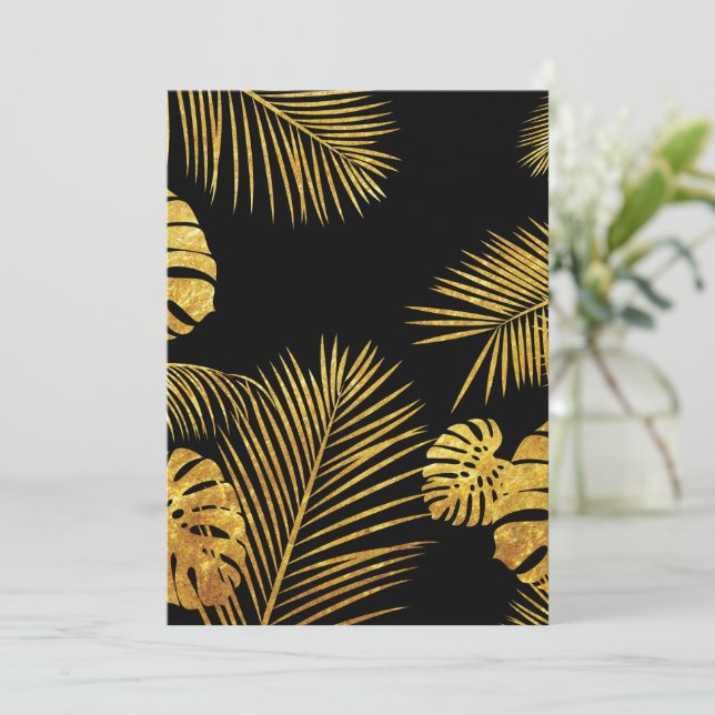 Tarjeta De Agradecimiento Hojas 11 (Anverso de pie)