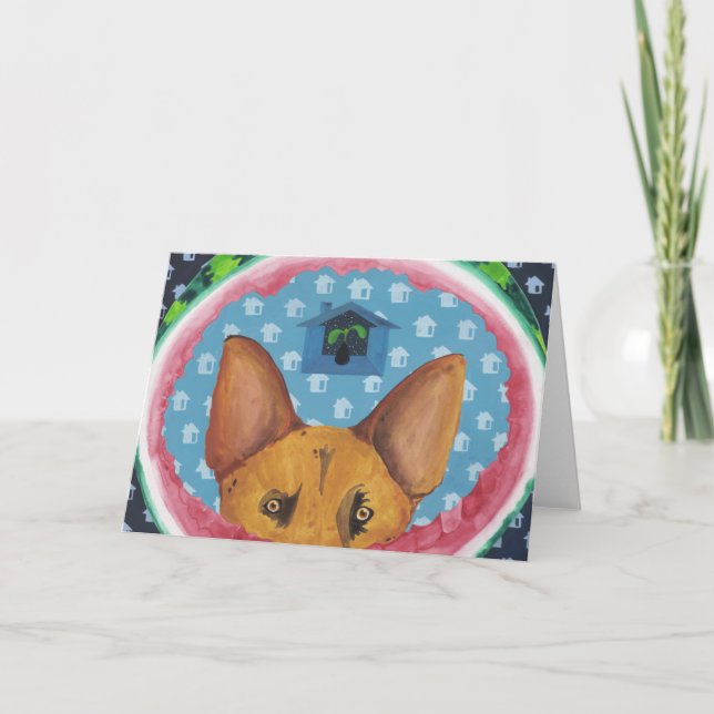 Tarjeta De Agradecimiento Hola desde Howie CARD (Anverso)