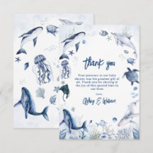 ¡Hola! Es un Niño, Bajo el Mar Baby Shower del Niñ