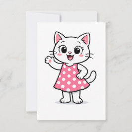 Tarjeta De Agradecimiento Hola Kitty