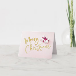 Tarjeta De Agradecimiento Holiday Cheer Folded Card – Merry Christmas Gift