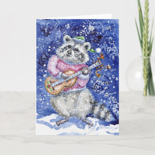 Tarjeta De Agradecimiento Holiday Notecard "Let it Snow"