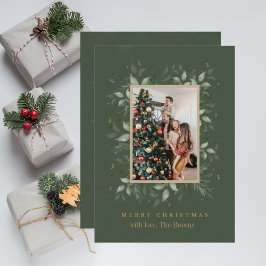 Tarjeta De Agradecimiento Holly Days | Ferry Christmas 2 Photo Holiday card