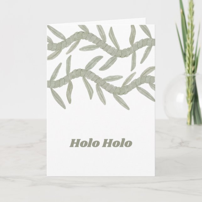 Tarjeta De Agradecimiento Holo Holo (Anverso)