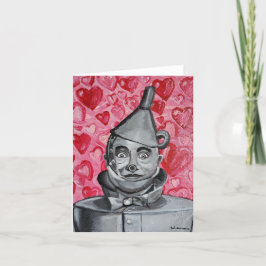 Tarjeta De Agradecimiento Hombre estaño - pequeño - 4" x 5,6" - vertical