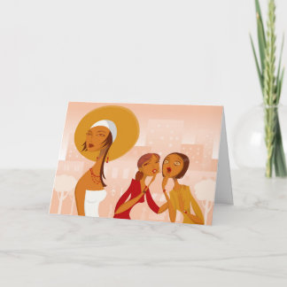 Tarjeta De Agradecimiento Hombre impar hacia fuera