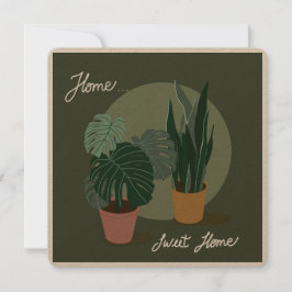 Tarjeta De Agradecimiento Home sweet home