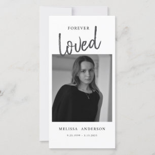 Tarjeta De Agradecimiento Homenaje conmemorativo en memoria del cardenal