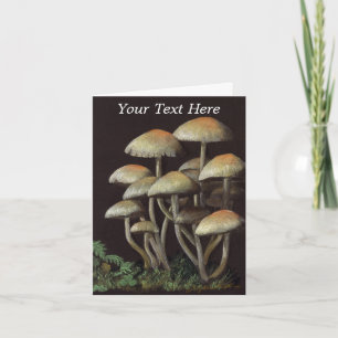 Tarjeta De Agradecimiento Hongos
