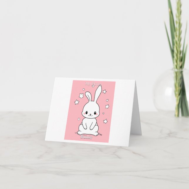 Tarjeta De Agradecimiento Honney Bunny (Anverso)