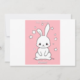 Tarjeta De Agradecimiento Honney Bunny