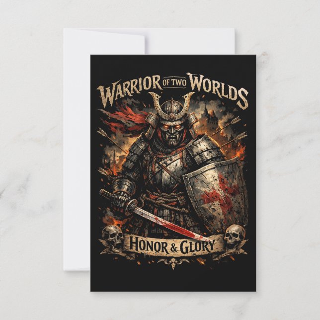 Tarjeta De Agradecimiento Honor y Gloria (Anverso)