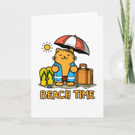 Tarjeta De Agradecimiento Hora de playa 1