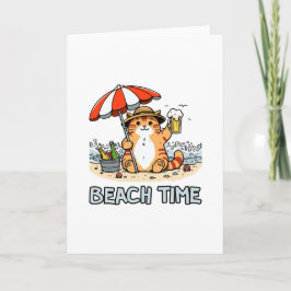 Tarjeta De Agradecimiento Hora de playa 2