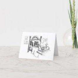 Tarjeta De Agradecimiento Horse Pony Ponte Bien Pronto