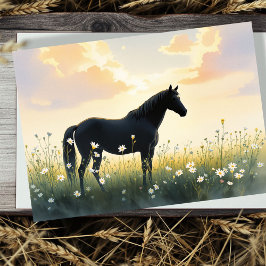 Tarjeta De Agradecimiento Horse Sympathy Card