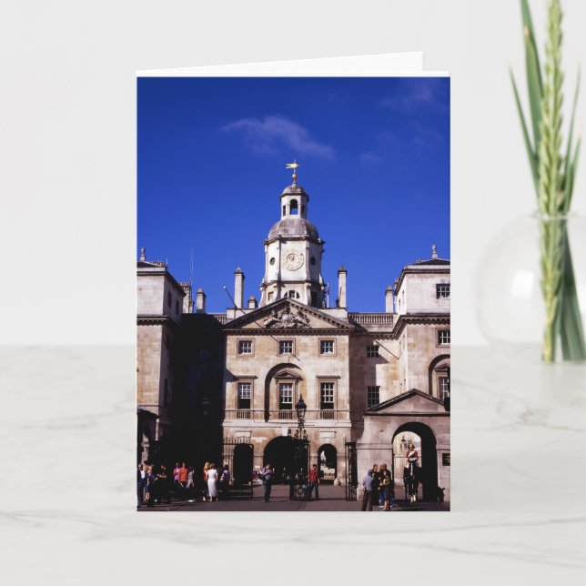 Tarjeta De Agradecimiento Horseguards Whitehall (Anverso)