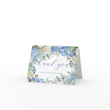 Hortensias Azules Acuarela Rosas Escritura Elegant