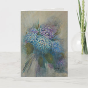 Tarjeta De Agradecimiento Hortensias Recuerdan