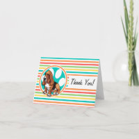 Hound Basset; Rayas Arcoiris Brillantes