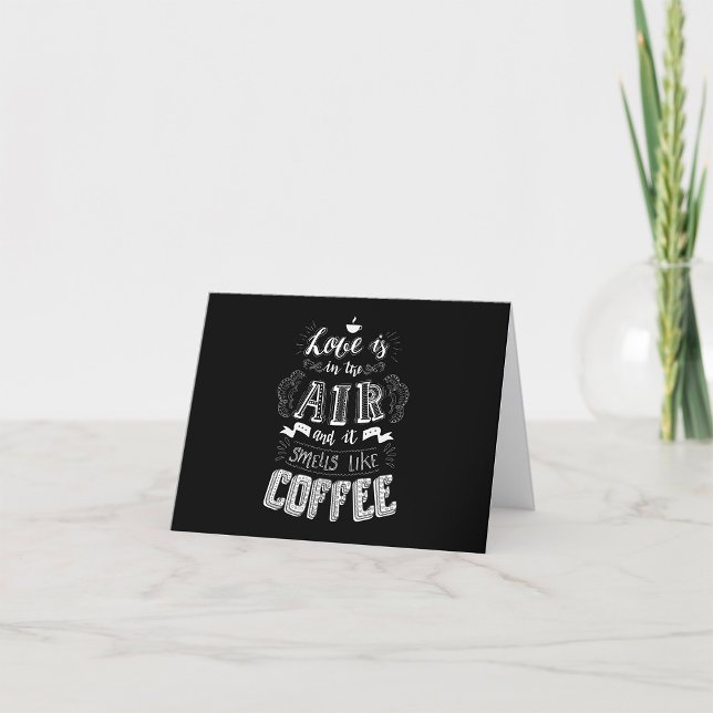 Tarjeta De Agradecimiento Huele a café (Subido por el creador)