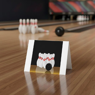 Tarjeta De Agradecimiento Huelga de bolos de diez pines