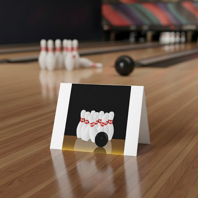 Tarjeta De Agradecimiento Huelga de bolos de diez pines (Subido por el creador)