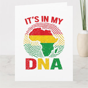 Tarjeta De Agradecimiento  Huella africana historia negra