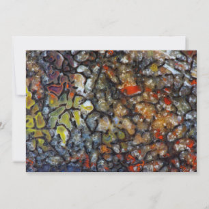 Tarjeta De Agradecimiento Hueso de dinosaurio colorido