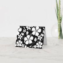 HULA HAWAIANA (HIBISCO) NEGRO