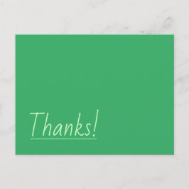 Tarjeta de agradecimiento humilde y minimalista
