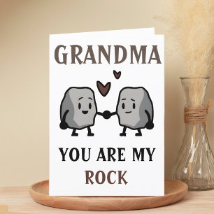 Tarjeta De Agradecimiento Humor de Chiste de rock de píun gracioso día de la