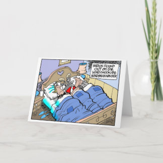 Tarjeta De Agradecimiento Humor de la luna de miel