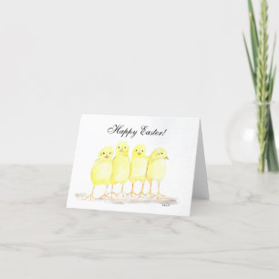 Tarjeta De Agradecimiento Humor de Pascua de Chicks Niños Huevos