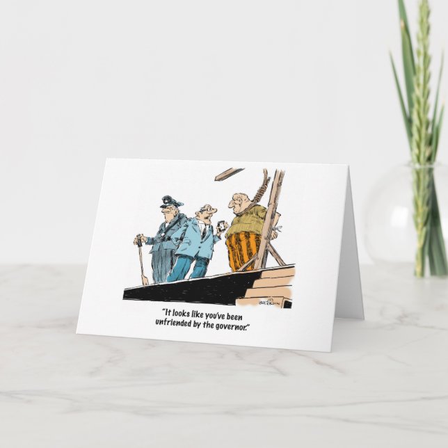 Tarjeta De Agradecimiento Humor mordaz, gracias por ser mi amigo (Anverso)