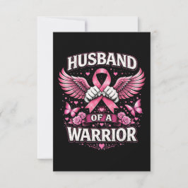 Tarjeta De Agradecimiento Husband of a Warrior