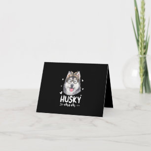 Tarjeta De Agradecimiento Husky Mom Regalo de los amantes del perro Rega