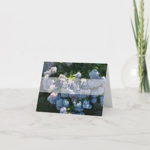 Tarjeta De Agradecimiento Hydrangea Floral