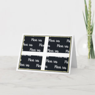 Tarjeta De Agradecimiento Idioma cornualés gracias a meur ras