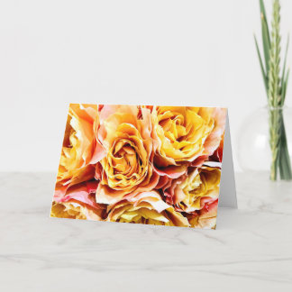 Tarjeta De Agradecimiento If Sunsets Were Roses <Blank Note Card>