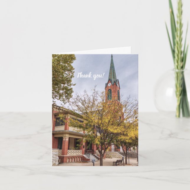 Tarjeta De Agradecimiento Iglesia Católica de San Pedro (Anverso)