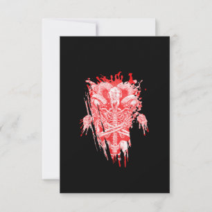 Tarjeta De Agradecimiento Iglesia De Satanás Regalo Todo Salto De Cabra Sata