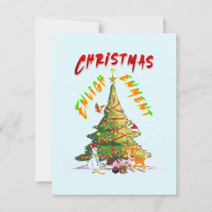 Tarjeta De Agradecimiento Ilustración de navidades