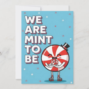 Tarjeta De Agradecimiento Ilustración de Pun De Menta Adorable Somos Hechos