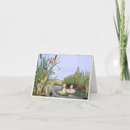 Tarjeta De Agradecimiento Ilustración vintage de Freddie Langeler