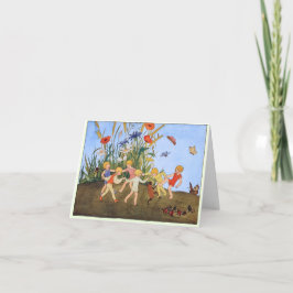 Tarjeta De Agradecimiento Ilustración vintage de Freddie Langeler